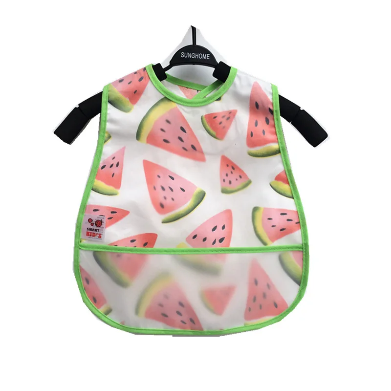 Adjustable Baby Bibs EVA Waterproof Lunch Feeding Bib Baby Cartoon Feeding Cloth Children Baby Apron Sleeveless Babador Bandana new born baby accessories	 Baby Accessories