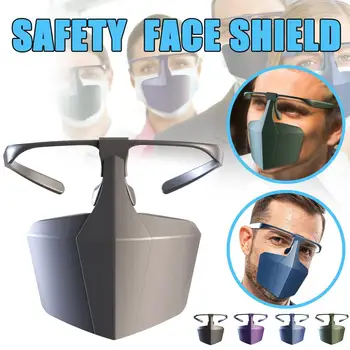 

Protective Face Mask Reuseable Face protection Mask Anti Splash Spray Fashion Creative Protective PE Anti Dust Protective Masks