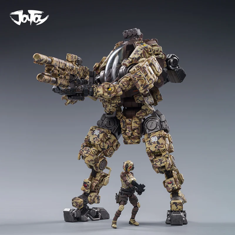 Экшн-фигурка робота из стали JOYTOY 1/25 H07 Armor Cam Mecha Коллекционная модель игрушки в
