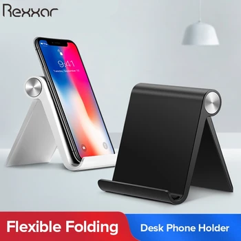 

Rexxar Phone Holder Stand Mobile Smartphone Support Tablet Stand for iPhone Desk Cell Phone Holder Stand Portable Mobile Holder