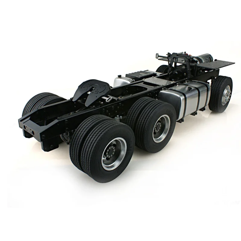 1/14 RC LESU MAN 6X4 Металлическое шасси для трактора TAMIYA