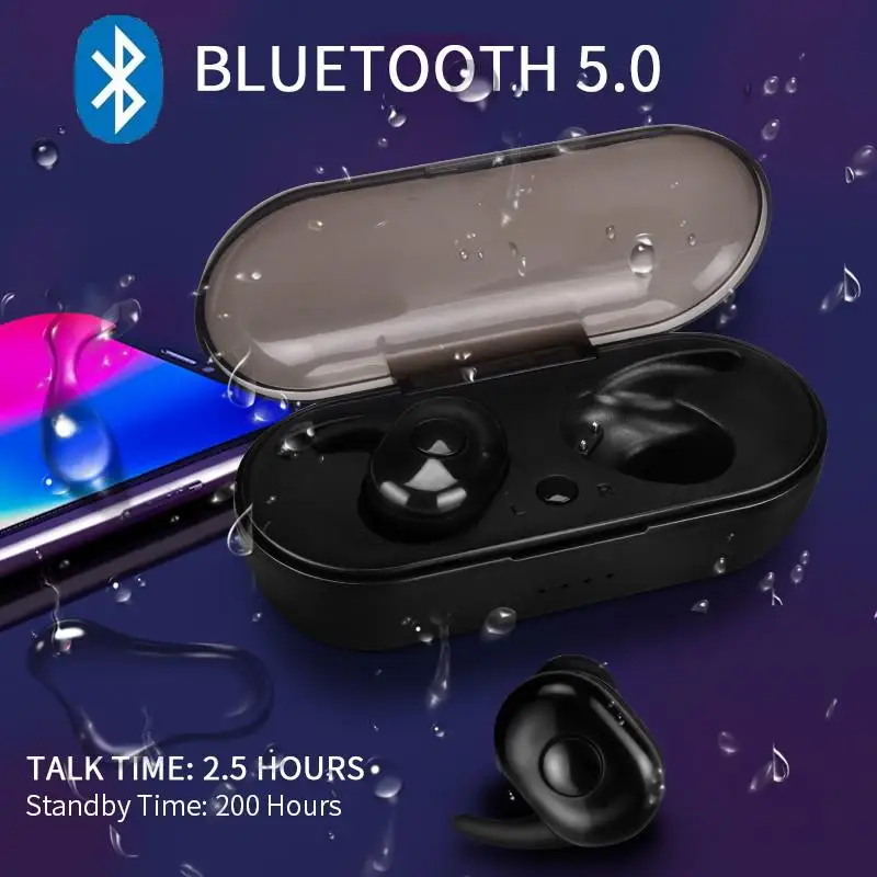 Kowkaka Bluetooth V5 0 Wireless Headset Earphones Sport In Ear Stereo Mini Earbuds Charging Boxfor Xiaomi iPhone Huawei Samsung