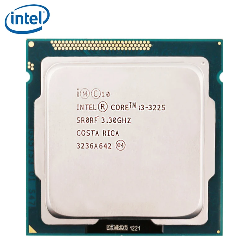 Процессор Intel Core i3 3225 55 Вт HD Graphics 4000 3 Мб кэш памяти ГГц LGA 1155 настольный процессор