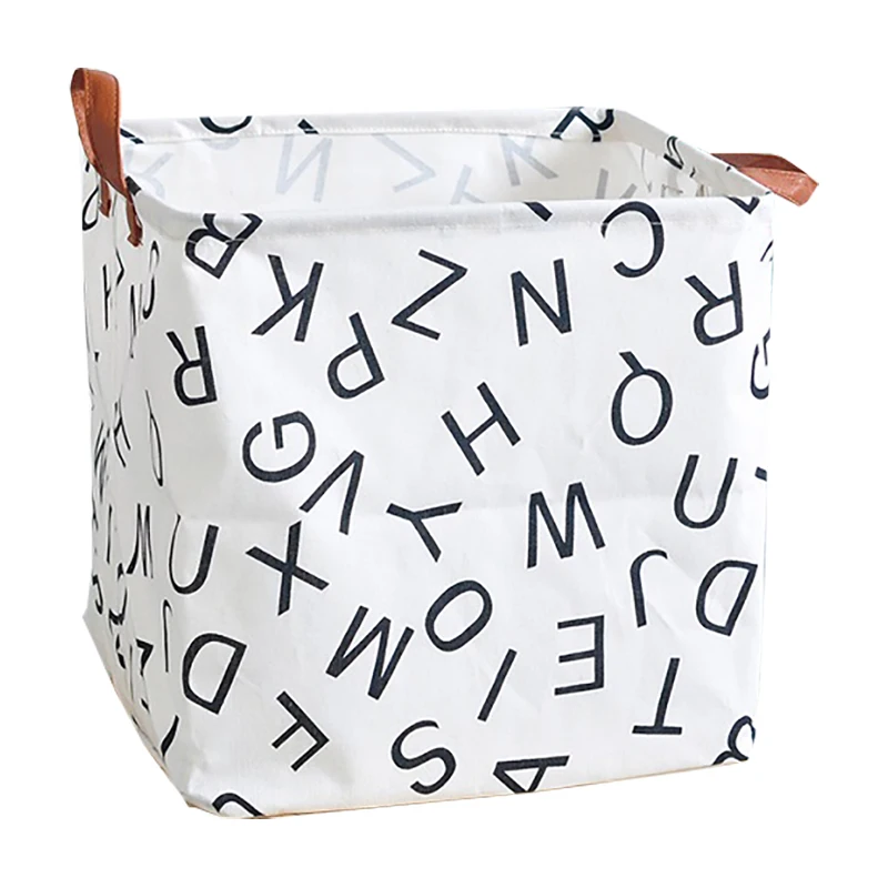 Waterproof Cube Storage Basket with Handles
