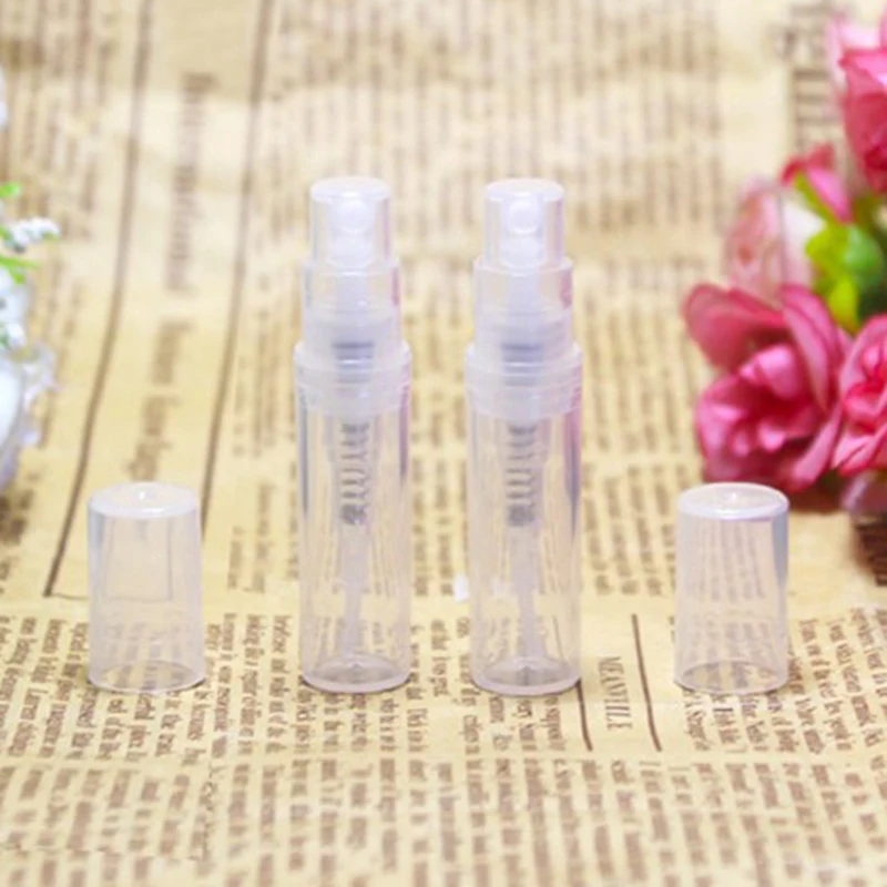 

10pcs/lot 2ml Mini Empty Plastic Perfume Bottles Mist Spray Refillable Bottle Small Test Sample Container Vial Atomizer Perfumes