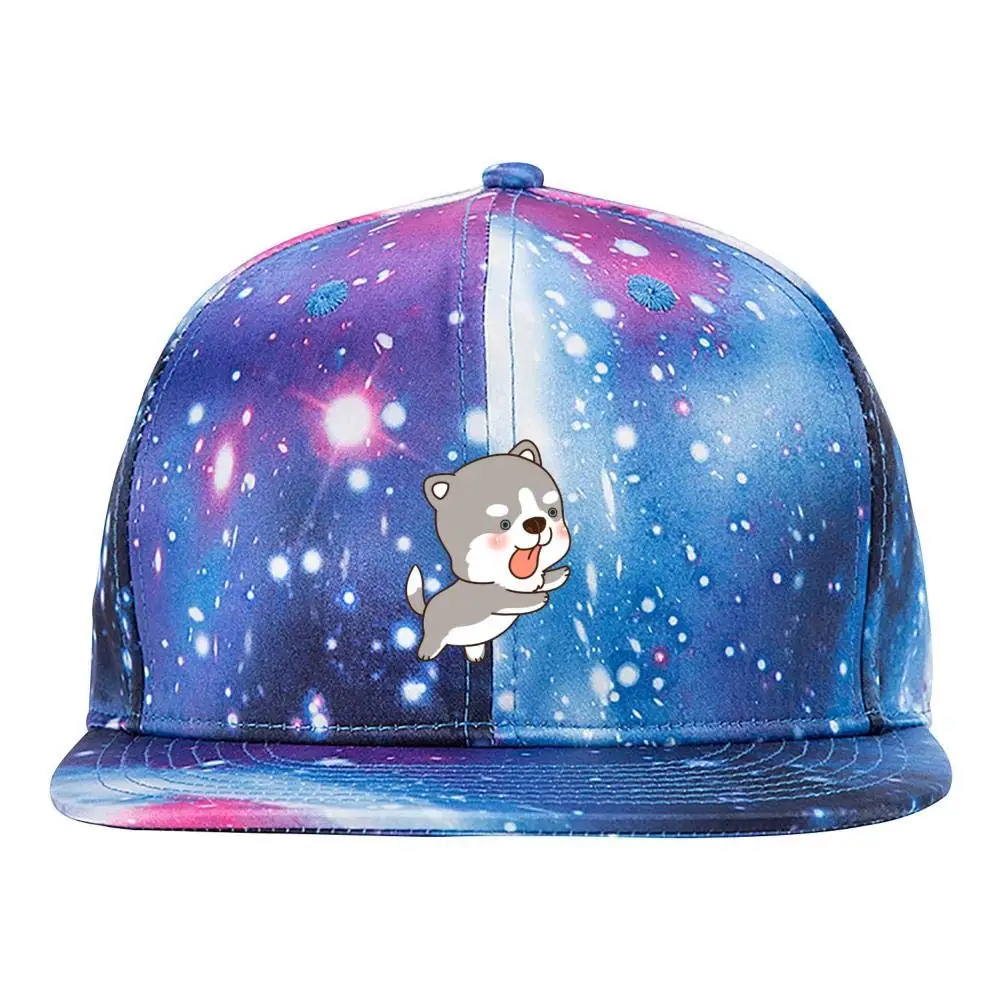 TSDFCCute Huskie Бейсбол звездное небо кепки унисекс папа Регулируемая шляпа синий