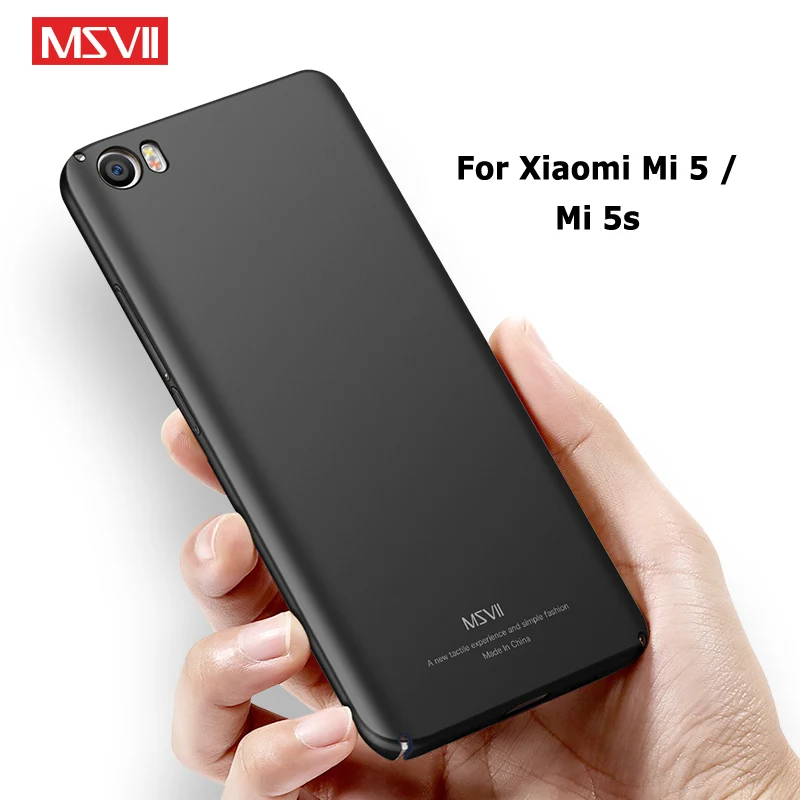Чехол для Xiaomi Mi чехол с матовым покрытием Msvii Silm Mi5 S Mi5s Xaomi из поликарбоната 5 m5s