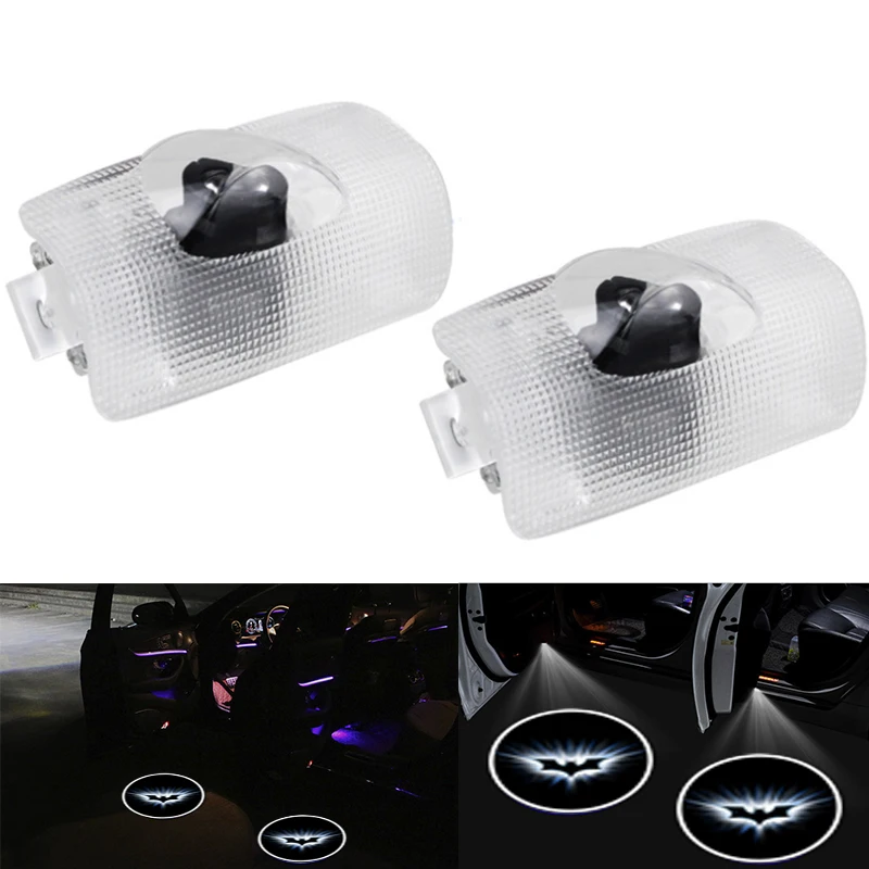 A pair Led car Welcome Lamp Car Door Circle Shadow Light Ghost DIY Logo Projector Courtesy Backlight For Toyota Previa Camry 12V - Испускаемый цвет: 07