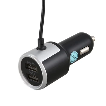 

Qc3.0 Car Bluetooth Fm Transmitter, Wireless Car Fm Modulator Car Mp3 Player Car Kit Handsfree Bluetooth Car Charger