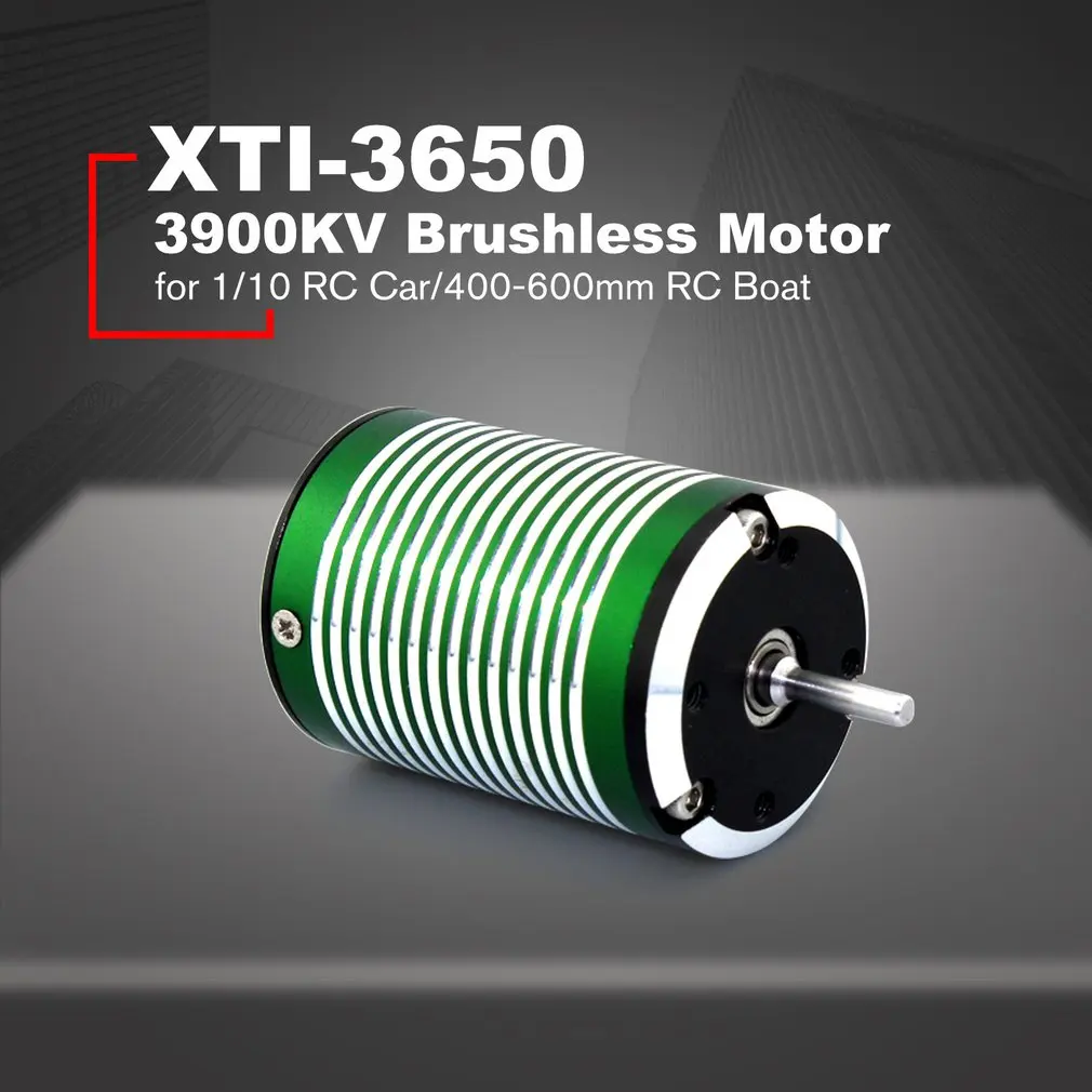 

X-TEAM XTI-3650 3900KV 3.175mm Brushless Sensorless Motor for 1/10 Trial On-road Buggy Drift RC Car/400-600mm RC Boat Ship