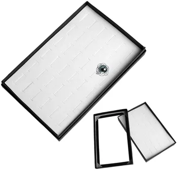 

36 Slots Ring Jewelry Display Storage Box Tray Showcase Organiser Earring Holder