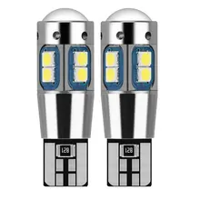 Petites ampoules à bulles T10 3030 10SMD, 2 pièces, Super lumineuses, pour l'intérieur de la voiture, lumière de lecture, marqueur, LED, Parking 