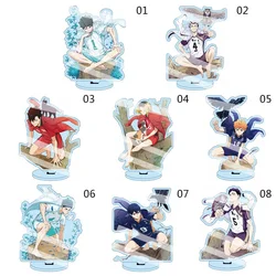 Figuras de Anime Haikyuu de 13cm, modelos de placa de escritorio, modelo de soporte acrílico de Anime, juguetes, figuras de acción, regalo de decoración