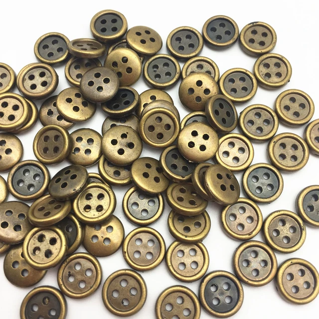 50PCS 4-Holes Shirt Buttons Wholesale Four Eye Sweater Small Buttons DIY  Garment Accessories 11mm Plastic Buttons for Clothing - AliExpress