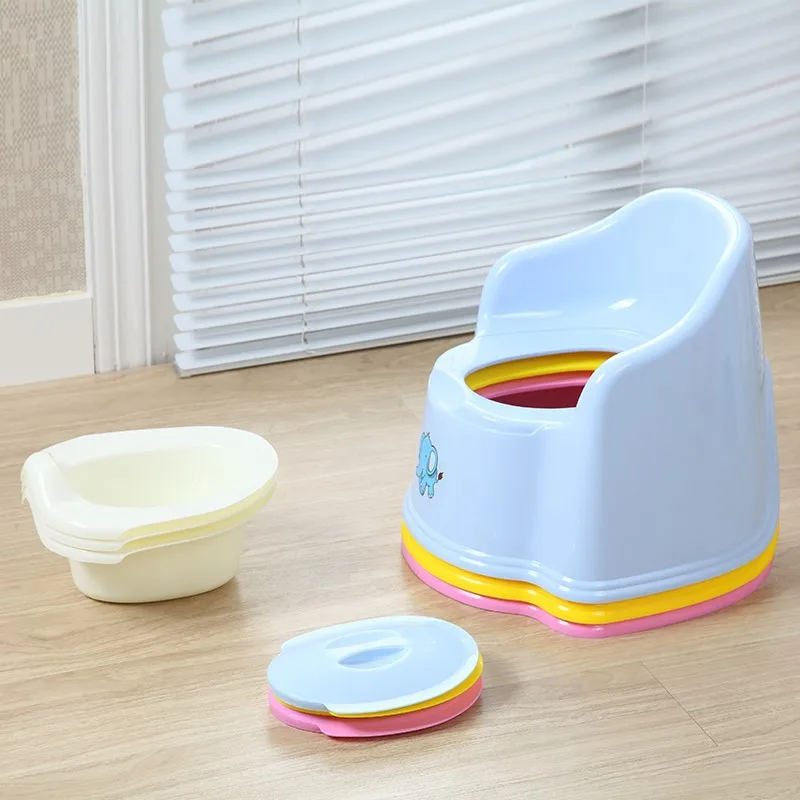 

Large Size Toilet for Kids 1 Baby 2 GIRL'S 3 Infants 4 Boy Pedestal Pan 5-6-Year-Old Chamber Pot Bedpan Kids