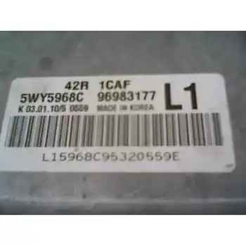 

5WY5968C SWITCHBOARD ENGINE EUA CHEVROLET AVEO