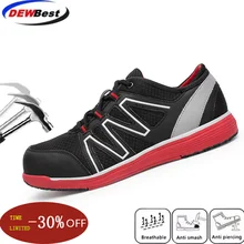 Мужские ботинки; Повседневная Рабочая безопасная обувь; рабочие ботинки; защитные ботинки; Цвет зеленый, черный; мужские модные кроссовки