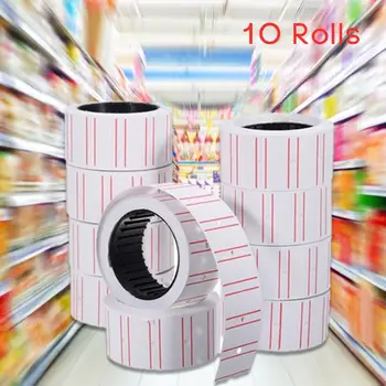 

Monarch 1131 Price Gun Paper for MX-5500 Label 10 Rolls White Box Box Labels for White Boxes Glue Sticks Bulk Sticker Mark Tag