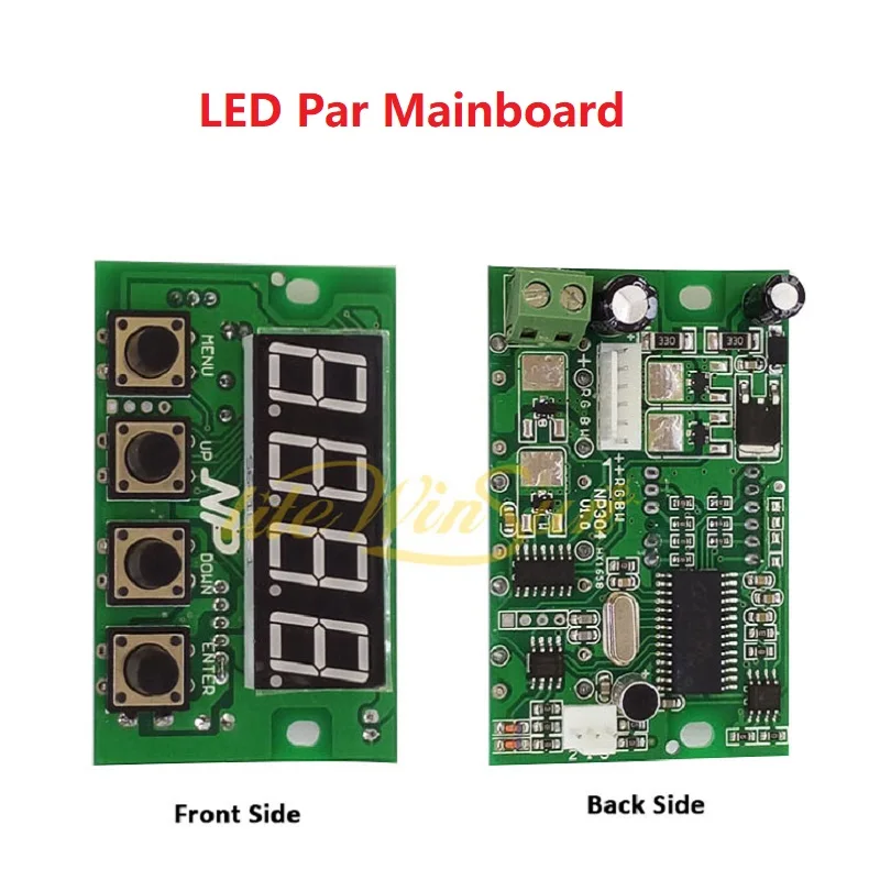 10 шт. материнская плата для Светодиодный светильник Par сценический светильник ing материнская плата дисплей ЖК Pro светильник аксессуар - Цвет: 10xRGB