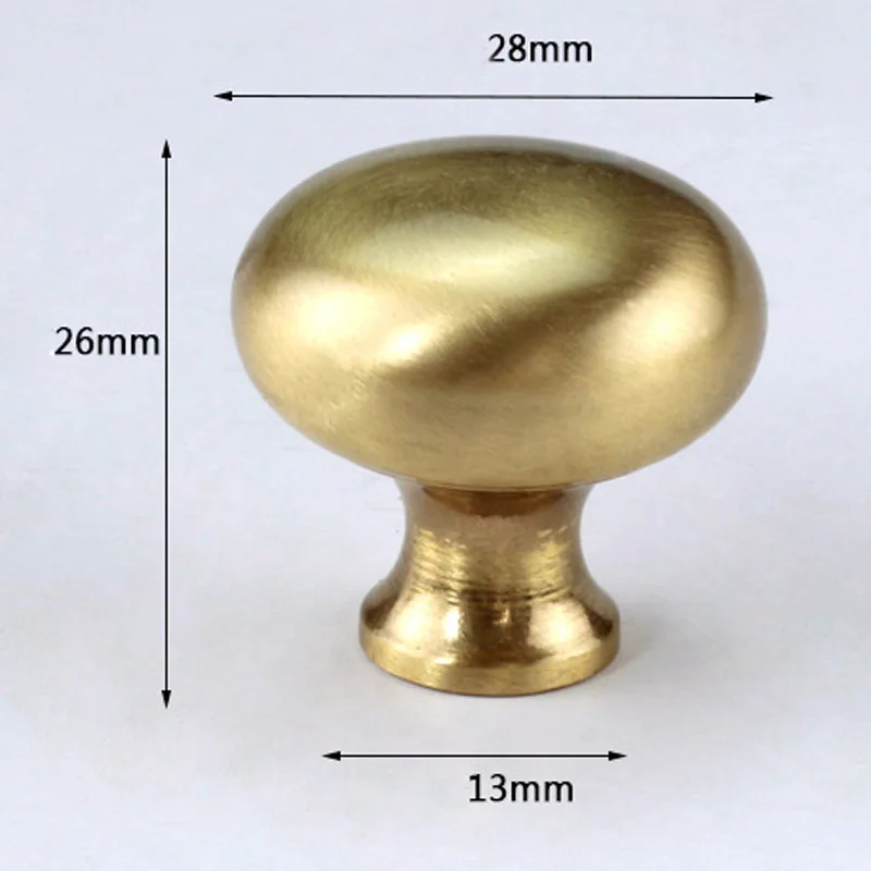 Качественная однотонная медная ручка ящика в европейском стиле для домашнего