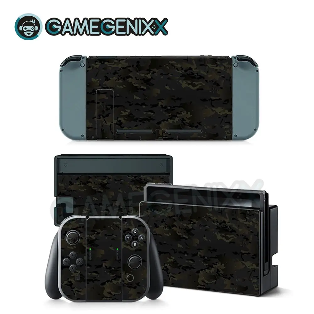 Наклейка для кожи GAMEGENIXX Виниловая наклейка для консоли nintendo Switch Joy-Con Dock-камуфляж на заказ