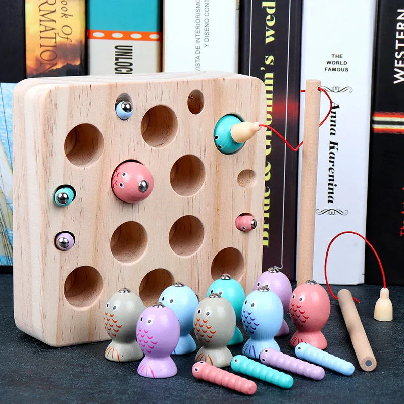 

Multi-functional Educational Magnetic Catch Worm Fishing Game