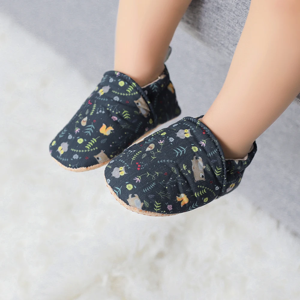 NEW Baby Shoes Soft and Anti-slip Sole Comfortable and Breathable Cotton Walking Shoes for Boys Girls Infants