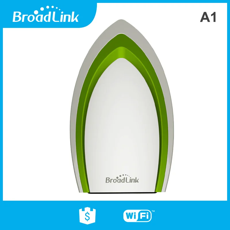Broadlink A1, E-air, wifi Датчик качества воздуха Интеллектуальный очиститель, автоматизация умного дома, датчики обнаружения телефона - Цвет: US version A1