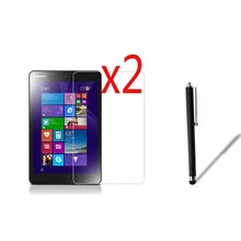 3в1 2х прозрачная защитная пленка для ЖК-экрана Защитная пленка+ 1х стилус для lenovo Miix 3 830 3-830 7,85 дюймов Miix3 7,85"
