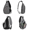 Mixi Men One Shoulder Backpack Women Sling Bag Crossbody USB Boys Cycling Sports Travel Versatile Fashion Bag Student School 3