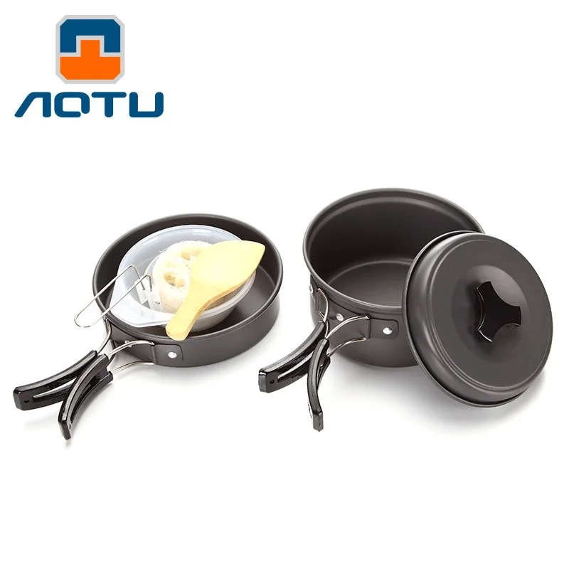 

Bump Amazon Outdoor Camping Pot Set Camping Picnic Portable Barbecue Small Hot Pot Cross Border Hot Selling DS200