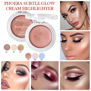 

6 Color Highlighter Cream Facial Contour Bronzers Palette Makeup Glow Face Contour Shimmer Powder Illuminator Highlight Cosmetic