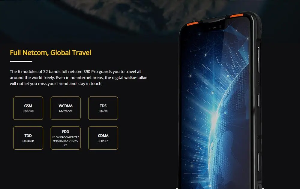 DOOGEE S90 Pro смартфон с 5 99 дюймовым дисплеем восьмиядерным процессором Helio P70 ОЗУ 6 ГБ