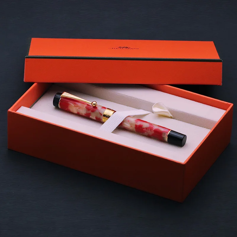 Jinhao Century 100 авторучка 18KGP Средний наконечник акриловые чернильные ручки для