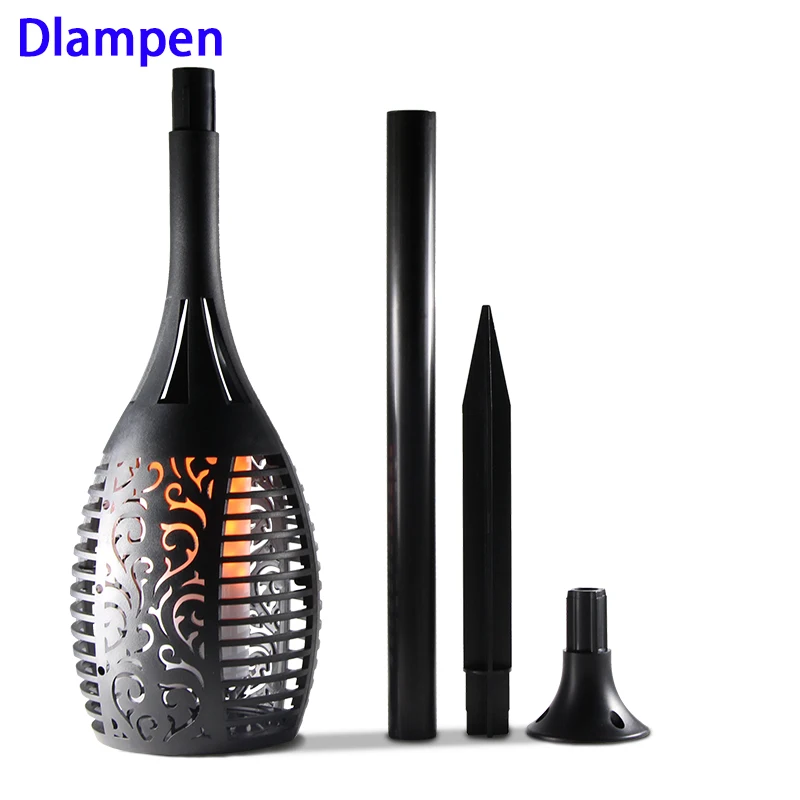 

2pcs Solar Flame Flickering outdoor lamp garden IP65 3 modes lawn light Waterproof Landscape yard lights smd 2835 99 leds