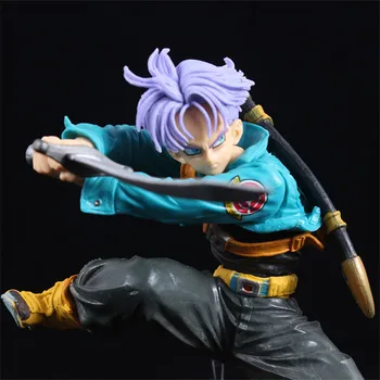 

New Anime Dragon Ball Z Son Trunks Super Saiyan Aanval Anniversary Commemorative Ver PVC Action Figure DBZ Collectible Model