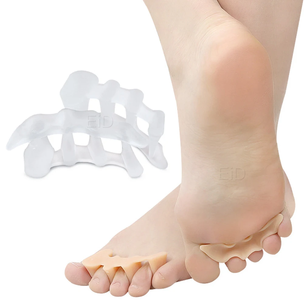 EiD Hallux Valgus гелевый ортопедический Сращивание шина для раздельного палец на ноге