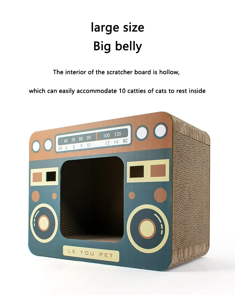 Title 5, Cat Supplies Radio Cat Scratching Board Cat lit...