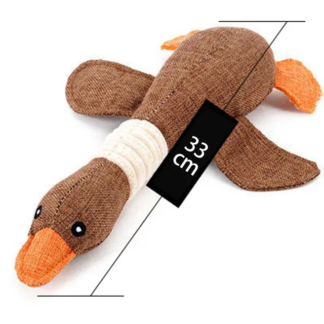 Dog Squeak Toys Wild Goose Sounds Toy Cleaning Teeth Puppy Dogs Chew Supplies Training 30cm Household Pet  Dog Toys accessories 3
