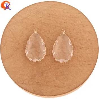 

Cordial Design 40Pcs 21*34MM Jewelry Accessories/Pendant/Drop Shape/DIY Earring Making/Crystal Charms/Hand Made/Earring Findings