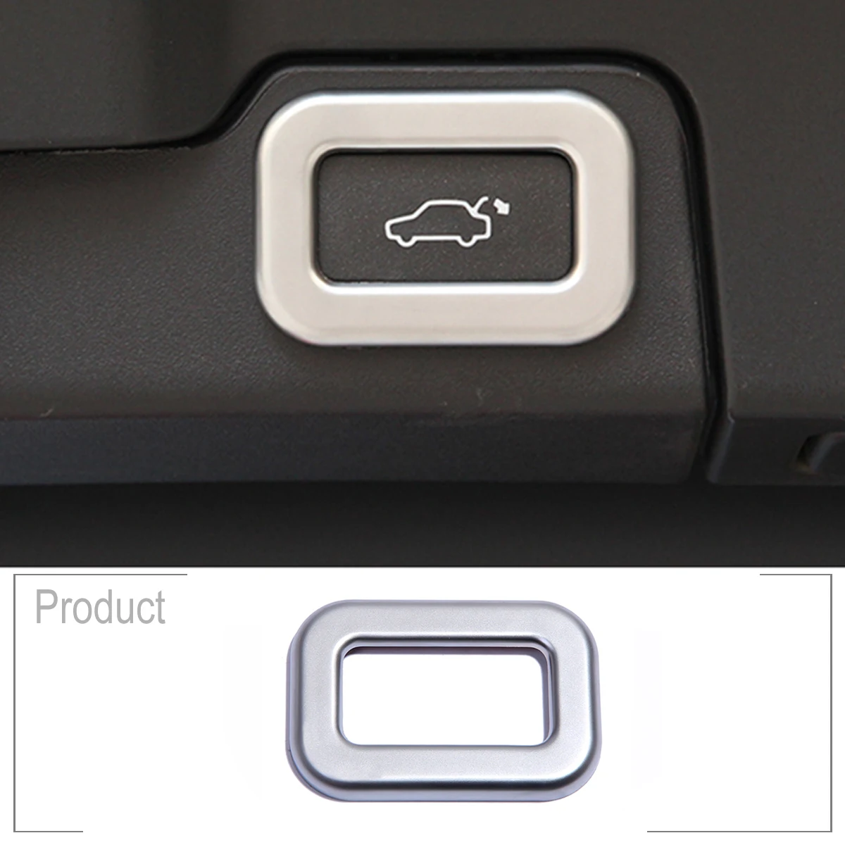 АБС пластик электрическая накладка на заднюю дверь для Land Rover Range Velar 2017