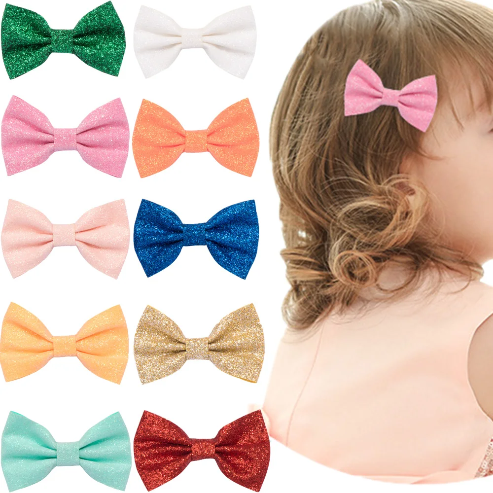 Cute Baby Hair Clips Fashion Kids Girls Baby Glitter Shiny Sequin Bowknot Hair Clip Hair Bow Hairpin Hair Accessories Hair Accessories Aliexpress