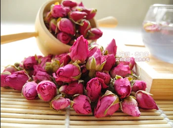 

2020 100g Rose Tea Dried Roses Pingyin Roses Edible Rose flower Tea Fresh Natural Buds Bulk, Fruit Tea