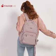 Fouvor 2019 New Fashion Oxford Backpack for Women Large Capacity Canvas Travel Backpack Female Korean School Bag 2899-07