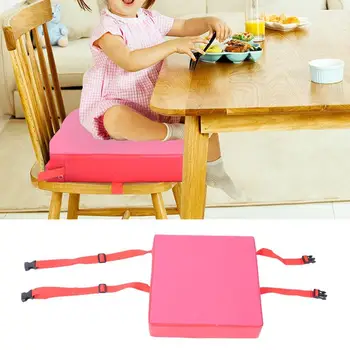 

Adjustable Baby Dining Chair Seat Cushion Booster Increased Thicken Sponge Chair Pad Belt Removable Kids Highchair Seat Pram