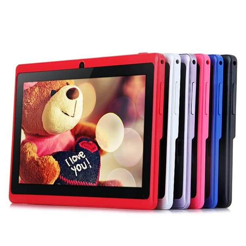 A33-8G Allwinner A33 7-дюймовый Android 4 quad Core Wifi 1024*600 планшетный ПК 512 МБ/8 Гб Bluetooth-совместимый