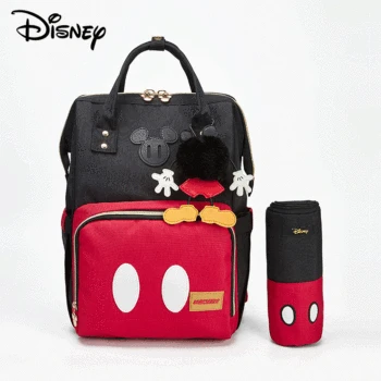 

Disney Minnie Mickey Classic Style Diaper Bags 2PCS/SET Mummy Maternity Nappy Bag Large Capacity Baby Bag Travel Backpack