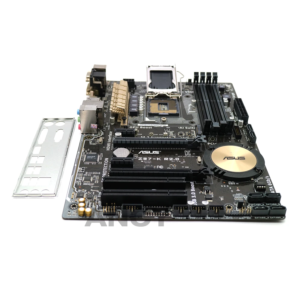 Asus Z97-k R2.0 Desktop Placa Mãe Z97 Soquete Lga 1150 i7 i5 i3 Ddr3 32g Sata3 Atx - Imagem 3