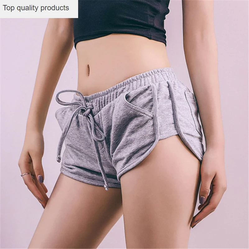 Новинка 2020 сексуальные обтягивающие шорты с завязками на бедрах тонкие