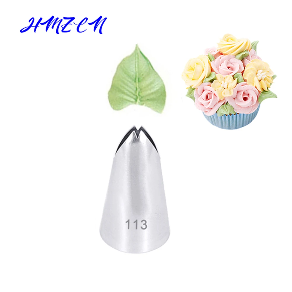 

1PC 113# Russian Tulip Icing Piping Nozzles Stainless Steel Flower Mouth Cream Pastry Tips Bag Cupcake Cooking Gadgets